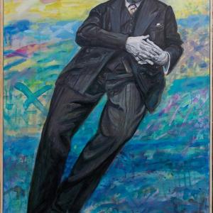 Marcel Ghe. MUNTEAN, Vox Maris, tehnica – pictură